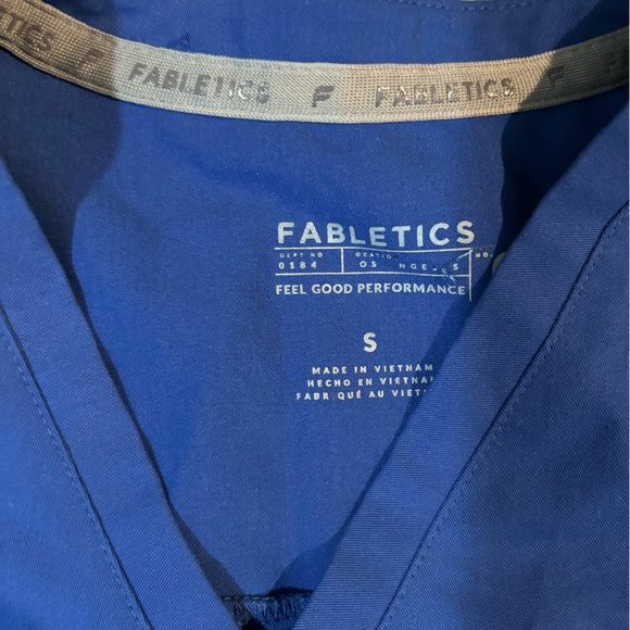 Fabletics Royal Blue Scrubs Set – Size Small - Picture 3 of 7
